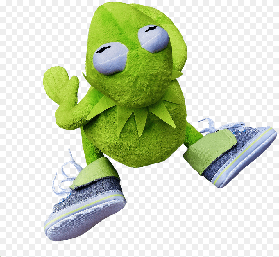 Kermit Soft Toy Stuffed Animal Kermit Back Clothing, Footwear, Shoe, Plush Free Transparent Png
