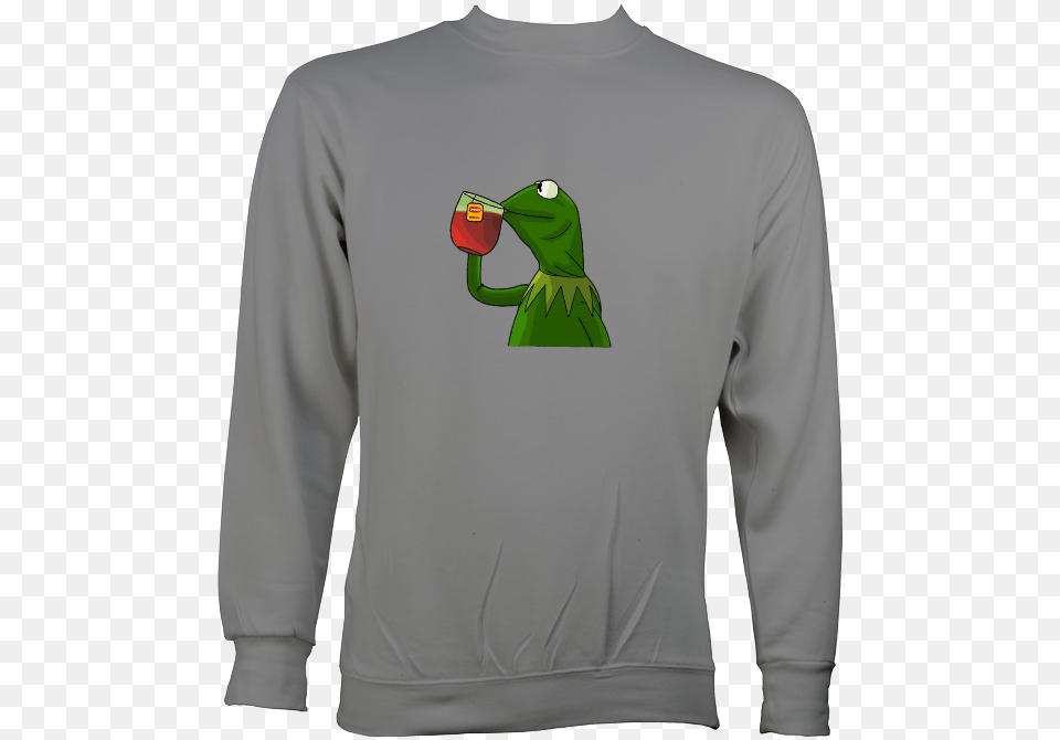 Kermit Tea Sweater, Clothing, Long Sleeve, Sleeve, Knitwear Png