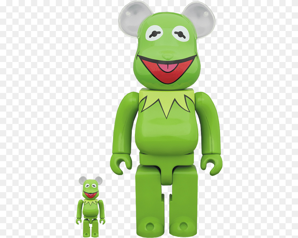Kermit The Frog Bearbrick, Green, Baby, Person, Robot Free Png