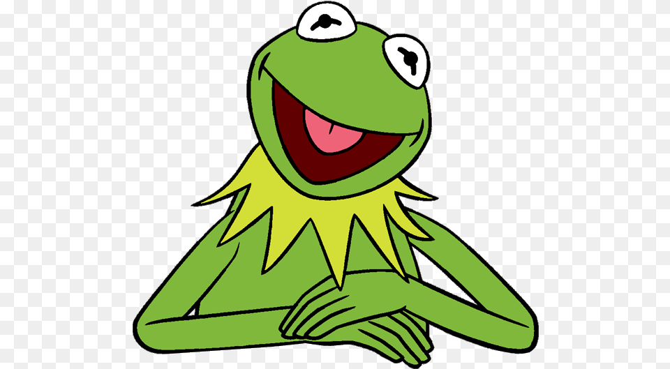 Kermit The Frog Clipart Kermit The Frog Painting, Green, Amphibian, Animal, Wildlife Png Image