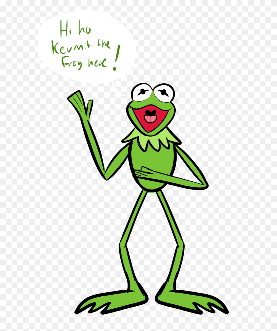 Kermit The Frog Here, Face, Head, Person, Animal Png Image
