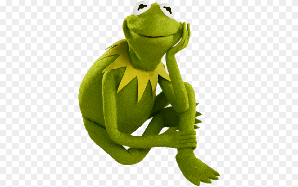 Kermit The Frog Sitting Kermit The Frog, Animal, Lizard, Reptile, Iguana Free Png