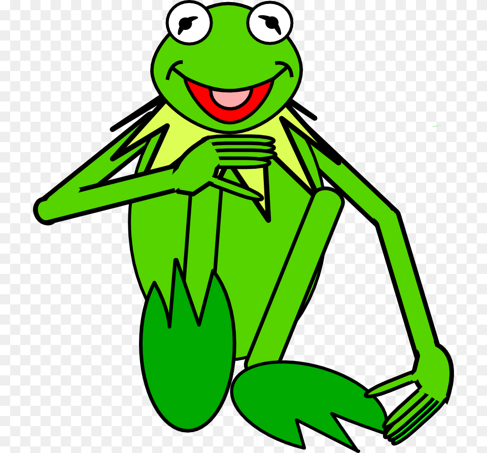 Kermit The Frog Toad True Frog The Muppets Cartoon, Green, Animal, Wildlife, Amphibian Png