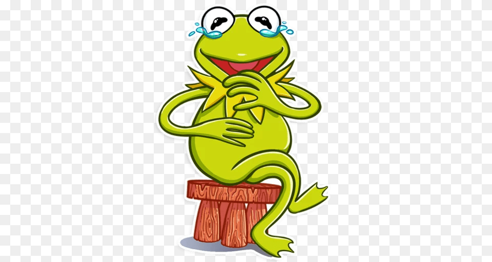 Kermit The Stickers Set For Telegram, Amphibian, Animal, Frog, Wildlife Free Png