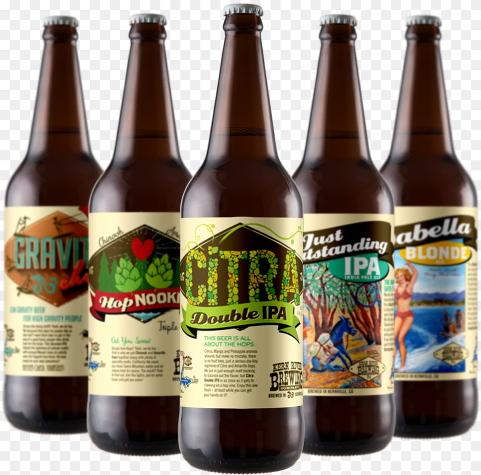 Kern River Brewery Beer, Alcohol, Beer Bottle, Beverage, Bottle Free Png Download