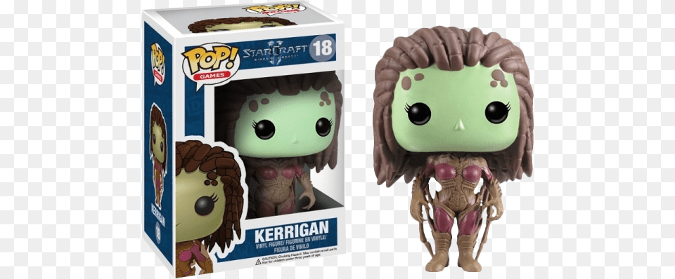 Kerrigan Pop Vinyl Figure Kerrigan Funko Pop, Plush, Toy, Baby, Person Png Image