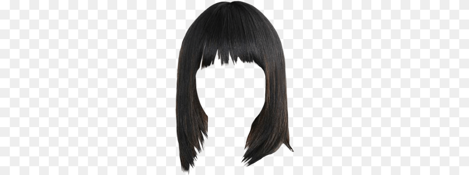 Kerry Washington Medium Straight Lace Wig, Black Hair, Hair, Person, Animal Png