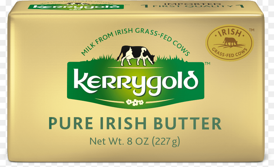 Kerrygold Grass Fed Salted Pure Irish Butter 8 Oz Walmartcom Carrie Gold Butter, Food, Animal, Canine, Dog Free Png Download