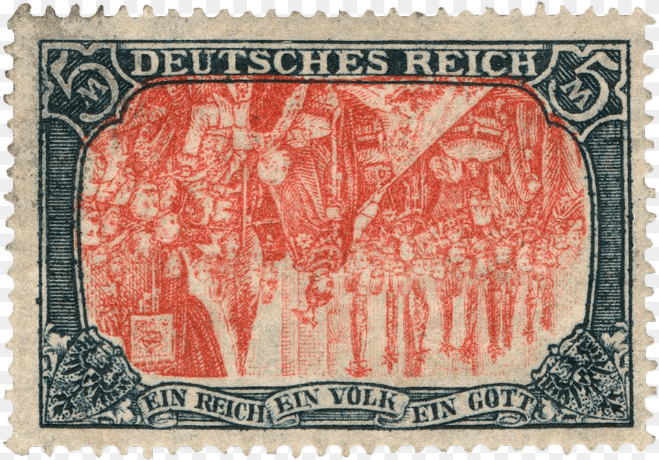 Kerstfest 60 Deutsches Reich 1910 Stamp, Postage Stamp Png Image
