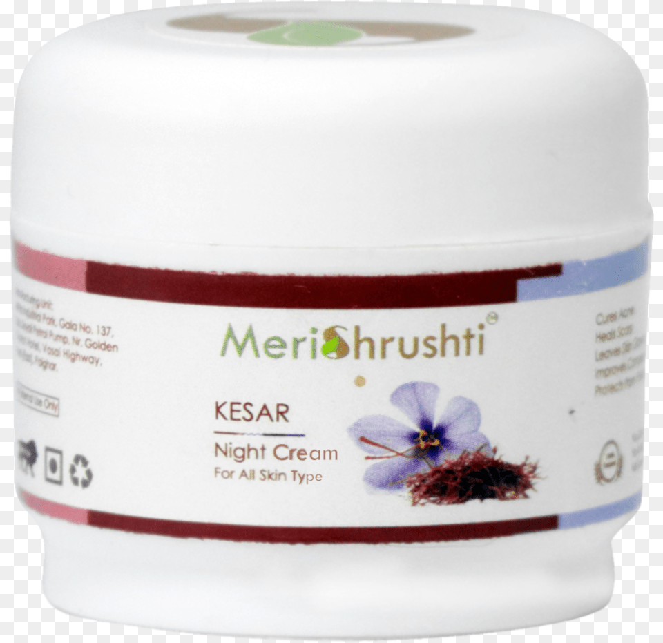 Kesar Night Face Cream Camomile, Herbal, Herbs, Plant, Cosmetics Png Image