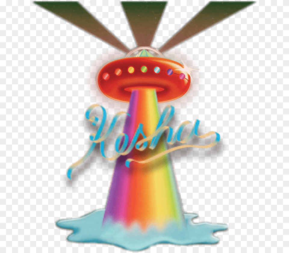 Kesha Rainbow Spaceship Water Trippy Pschedelic Sticker Kesha Rainbow Spaceship Png Image