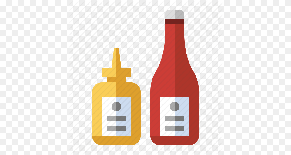 Ketchup And Mustard Transparent Ketchup And Mustard, Food, Ping Pong, Ping Pong Paddle, Racket Free Png Download