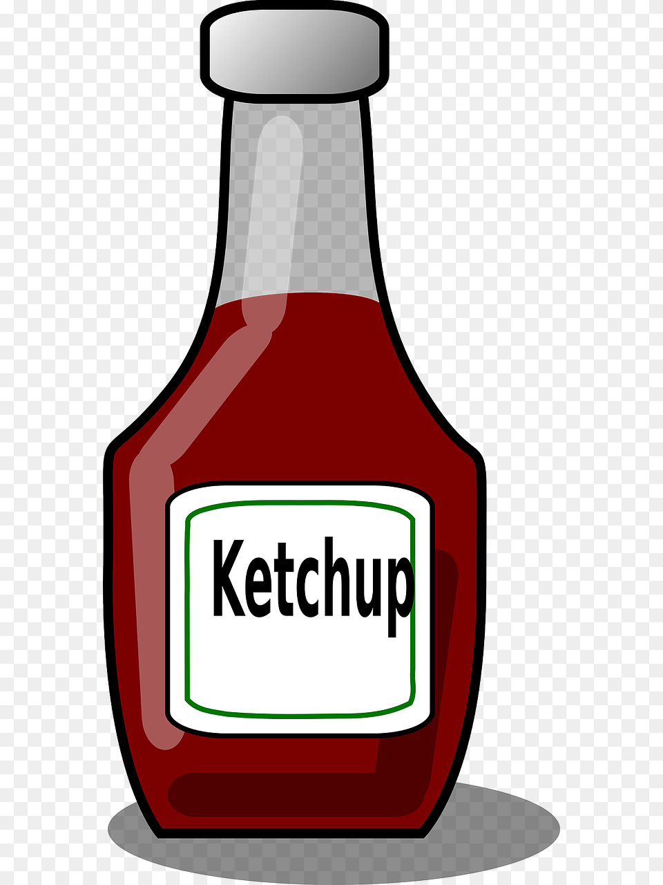 Ketchup Bottle Clipart, Food Png