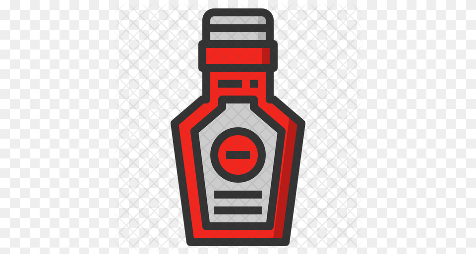 Ketchup Bottle Icon Emblem, Food, Dynamite, Weapon Png Image