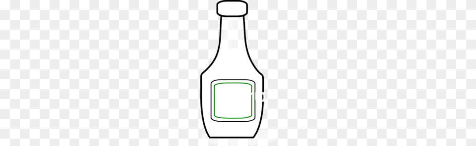 Ketchup Bottle Outline Clip Art, Food Png Image