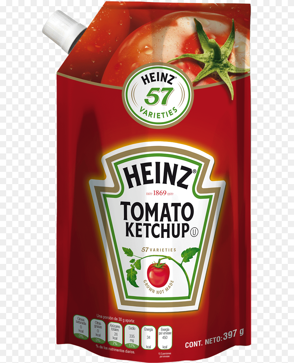 Ketchup Heinz Doy Pack X397g Heinz Ketchup, Food Free Transparent Png
