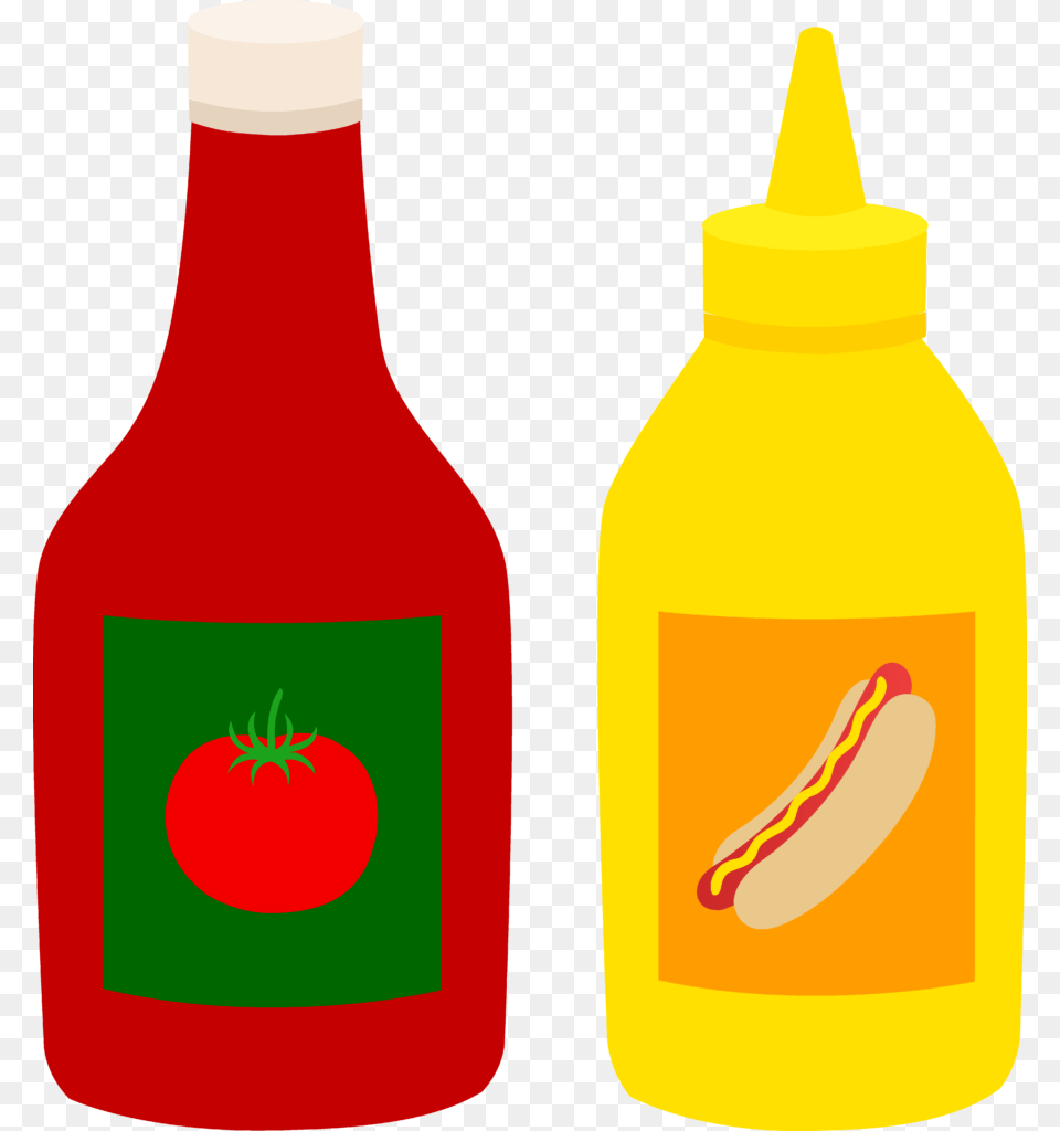 Ketchup Mustard Bottles Bottle Clip Art, Food Png