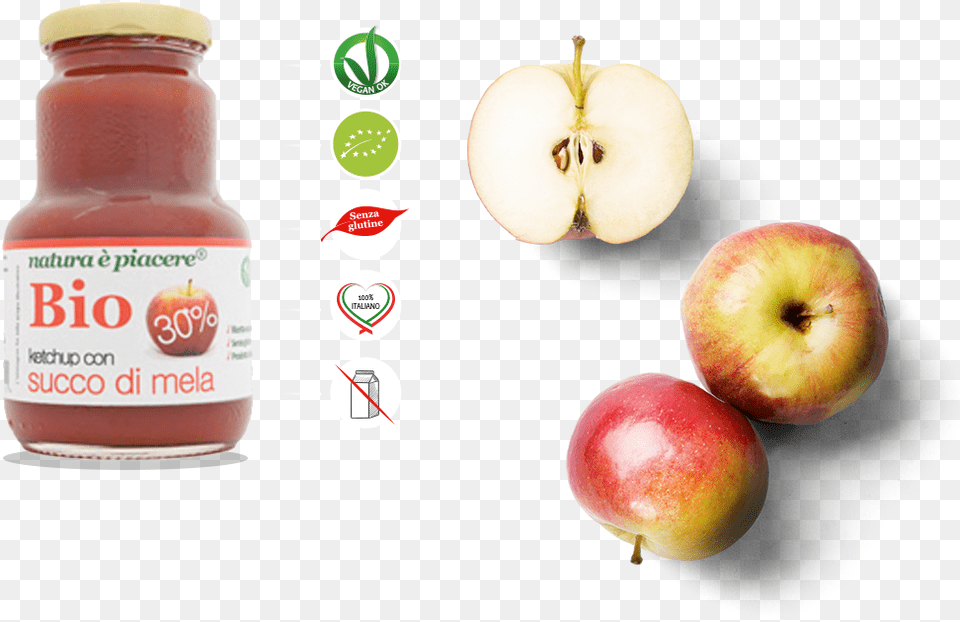 Ketchup With Apple Juice Mcintosh, Food, Fruit, Plant, Produce Free Png