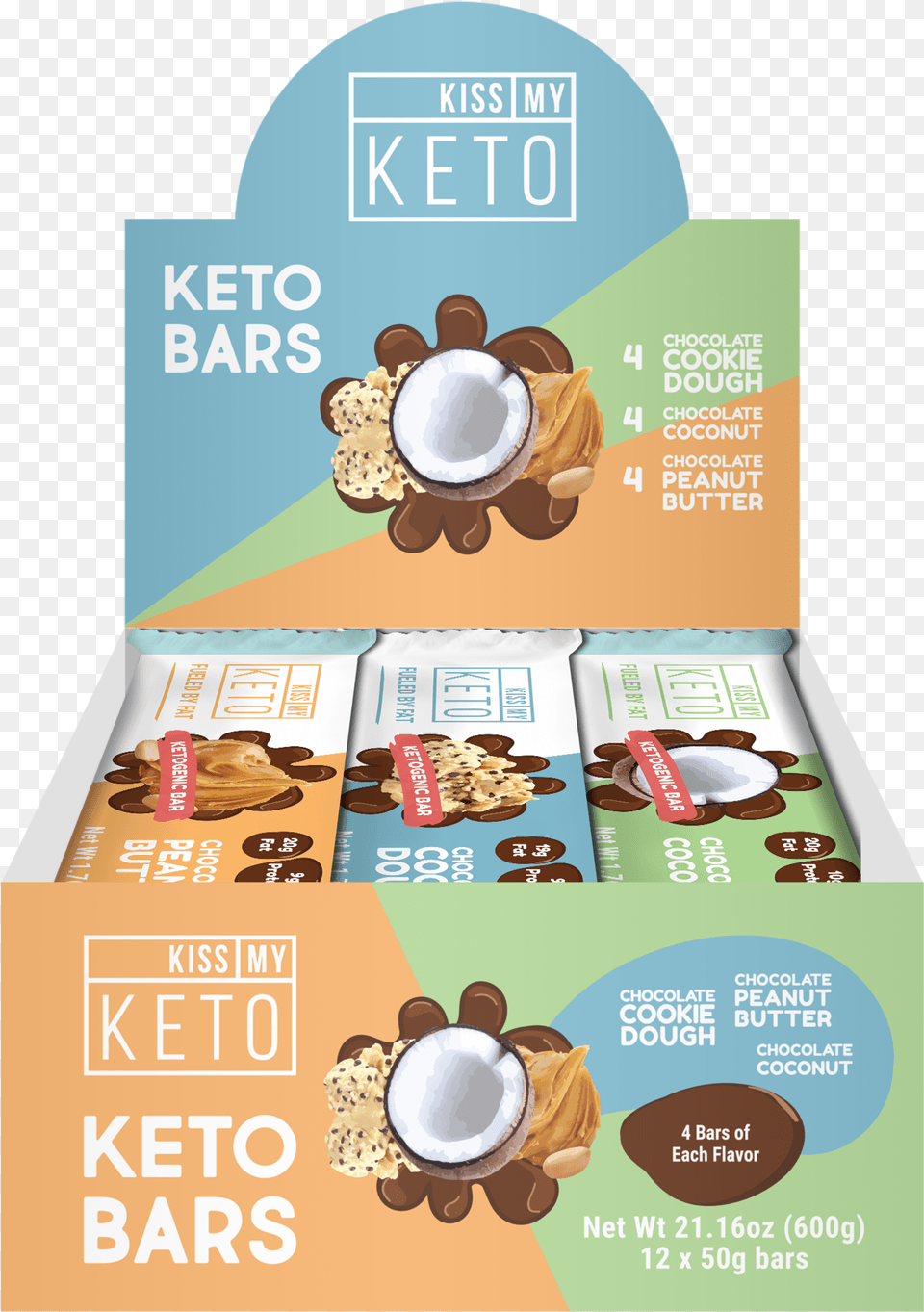 Keto Cookie Dough Bars, Advertisement, Poster Free Transparent Png