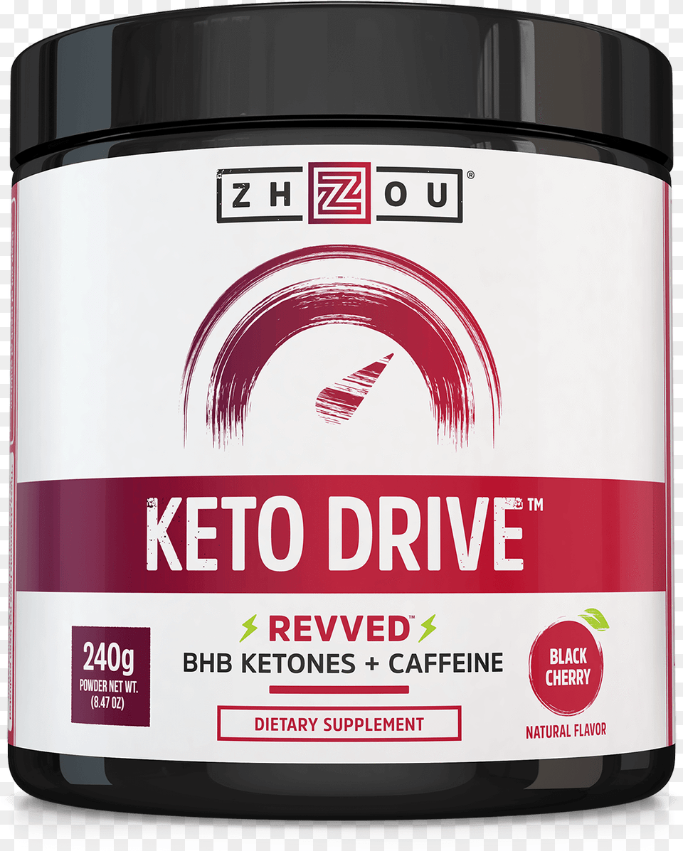 Keto Drive Revved Black Cherryclass Lazyload Lazyload Zhou Keto Drive, Can, Tin, Bottle, Cosmetics Free Png