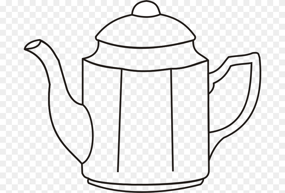 Kettle Clipart Outline, Cookware, Pot, Pottery, Teapot Free Png Download