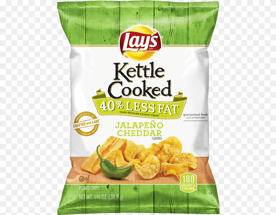 Kettle Cooked 40 Less Fat Cheddar Lay39s Kettle Cooked 40 Less Fat, Food, Fried Chicken, Nuggets, Snack Free Transparent Png