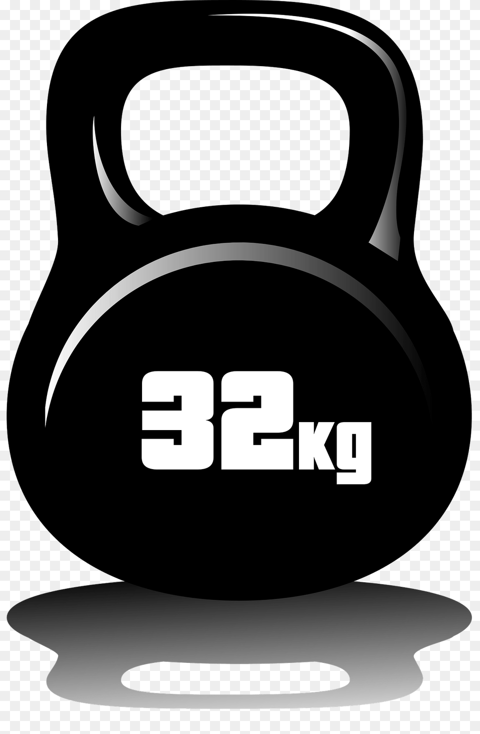 Kettlebell 32 Clipart, Working Out, Fitness, Sport, Gym Png