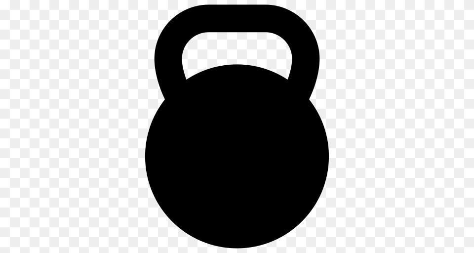 Kettlebell Icon With And Vector Format For Unlimited, Gray Free Transparent Png