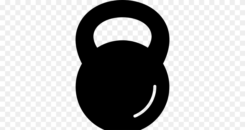 Kettlebell Icon With And Vector Format For Free Unlimited, Gray Png Image