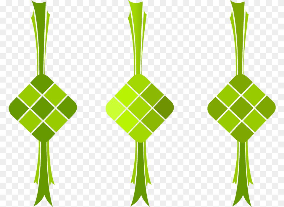 Ketupat Doodle Ketupat Vector Ketupat, Green, Leaf, Plant, Cutlery Png Image