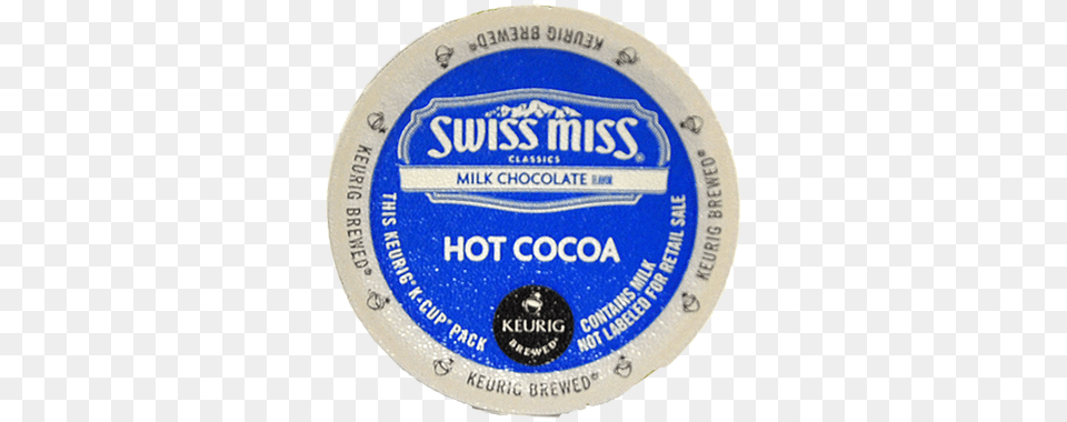 Keurig Swissmiss Milk Hot Cocoa Chocolate K Cup, Badge, Logo, Symbol, Ball Png