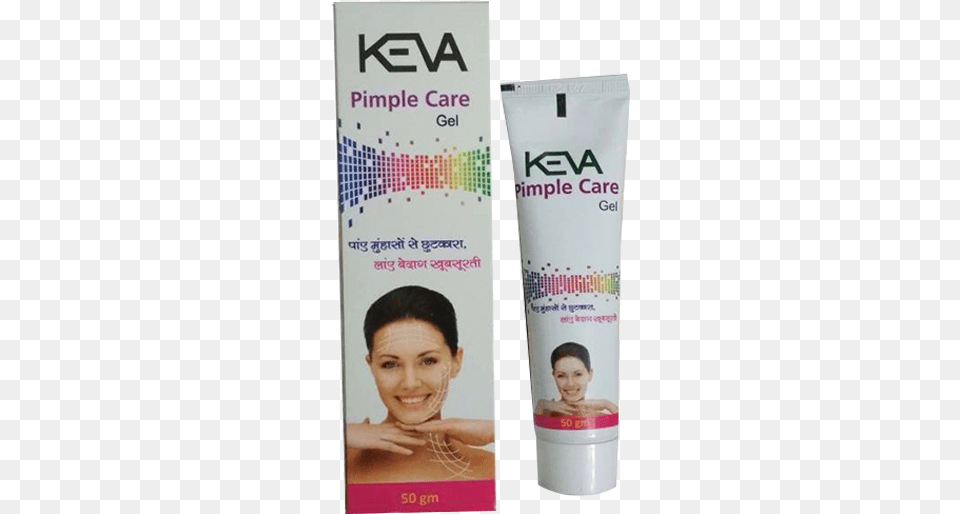 Keva Pimple Care Cream Keva Hair Care Product, Bottle, Lotion, Person, Toothpaste Png Image