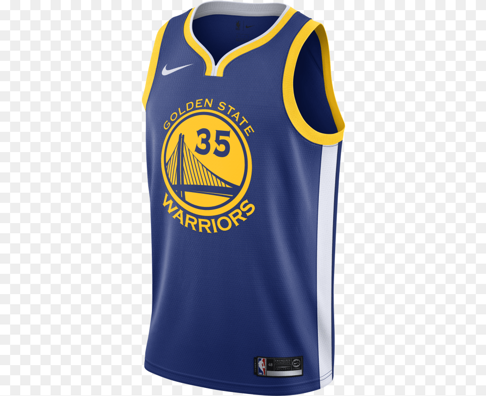 Kevin Durant 8000 Golden State Warriors Jersey, Clothing, Shirt, Can, Tin Free Transparent Png