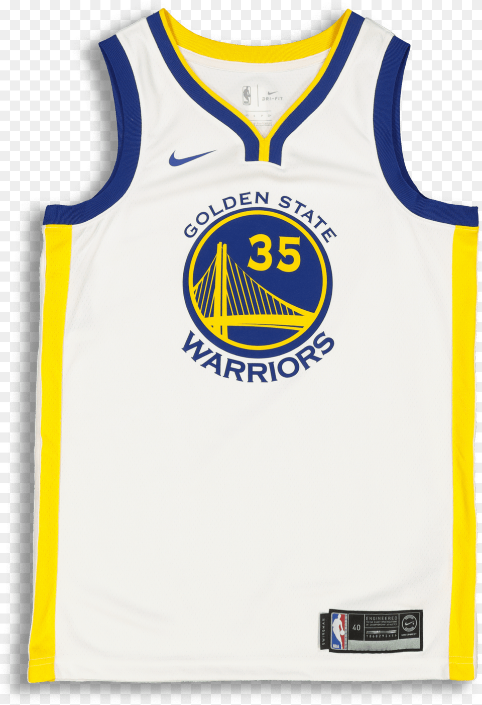 Kevin Durant Golden State Warriors New, Clothing, Shirt, Jersey Png