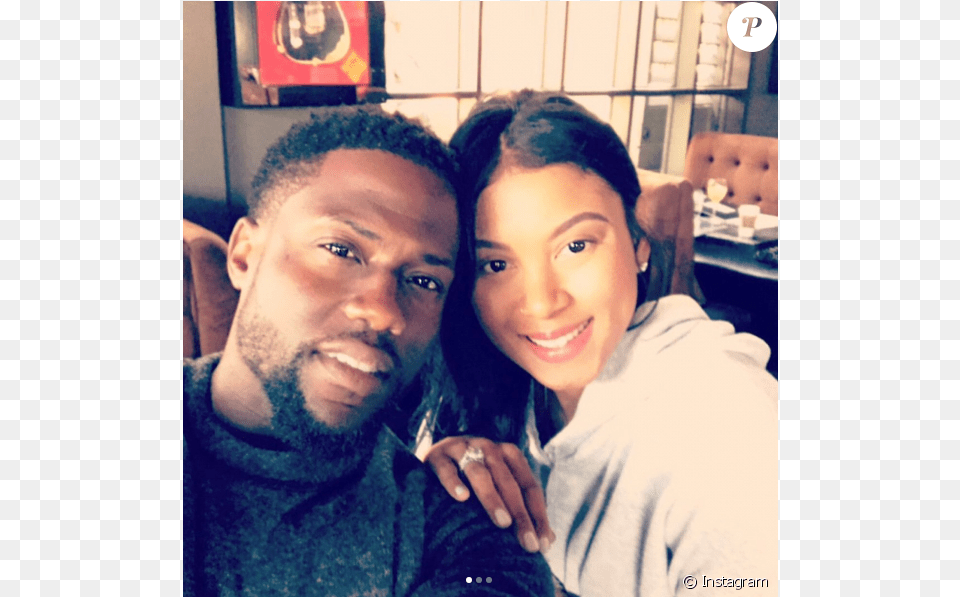 Kevin Hart Et Son Pouse Eniko Parrish Ont Annonc Sharina Hudson And Kevin, Selfie, Person, Photography, Head Free Png
