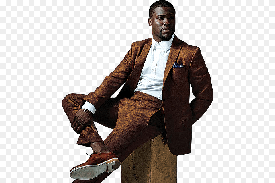 Kevin Hart Sitting Kevin Hart, Male, Person, Man, Suit Free Transparent Png