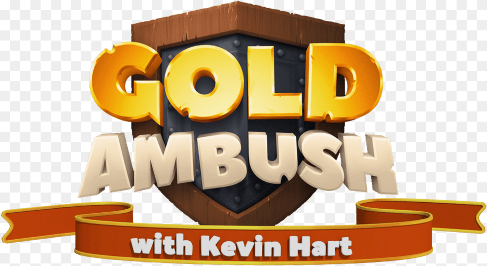Kevin Hart Storms The Gates In New Mobile Game Gold Video Game, Logo, Toy Png Image