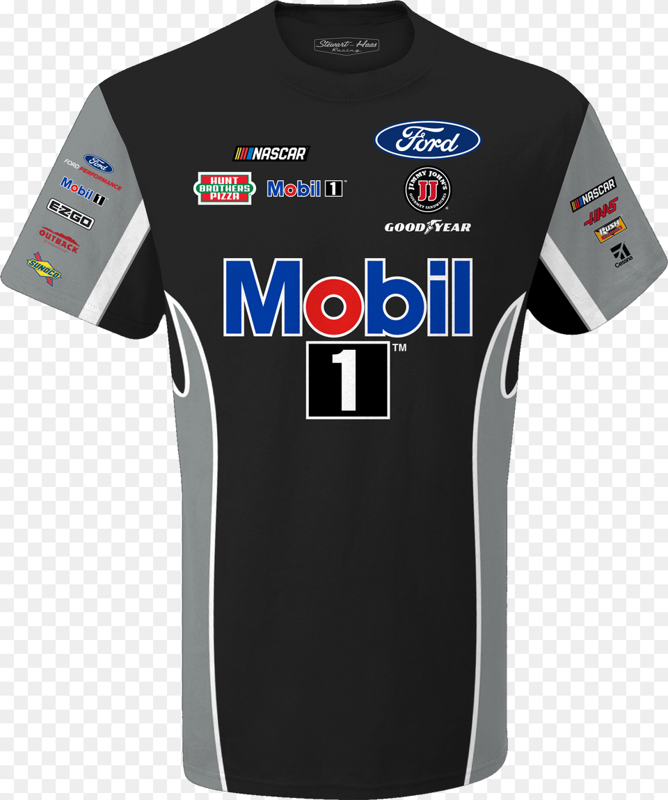 Kevin Harvick Mobil 1 Pit Shirt, Clothing, T-shirt, Jersey Png Image