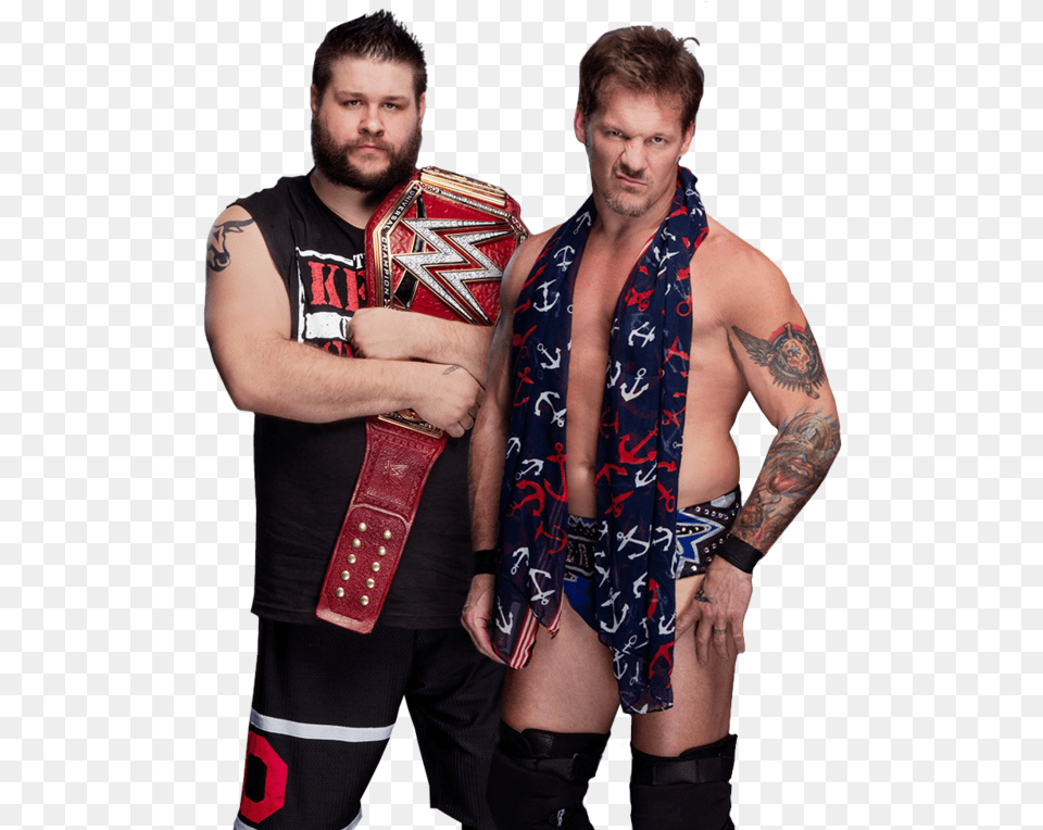 Kevin Owens And Chris Jericho Universal Champion By Team Raw Survivor Series 2016, Tattoo, Skin, Person, Clothing Free Png Download