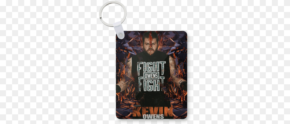 Kevin Owens Printed Keychain Keychain, Adult, Clothing, Male, Man Free Png Download
