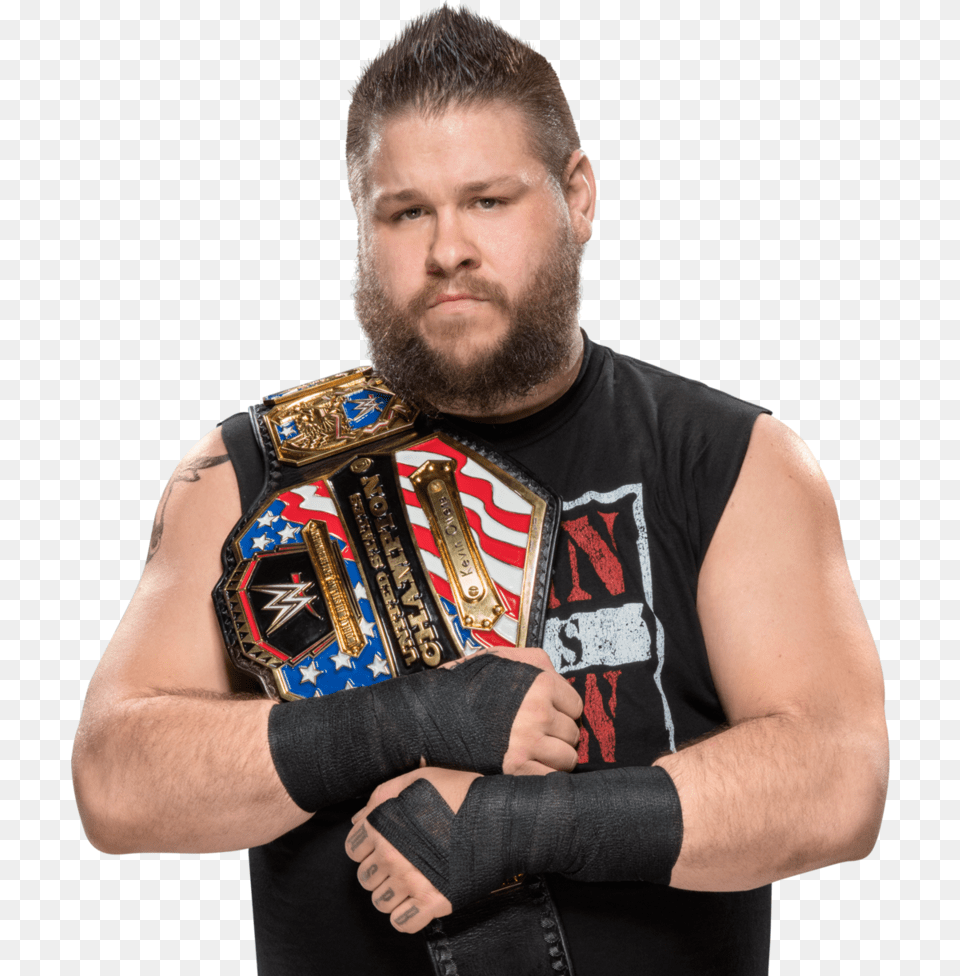 Kevin Owens United States Champion 2017 By Ambriegnsasylum16 Kevin Owens United States Champion, Adult, Person, Man, Male Png