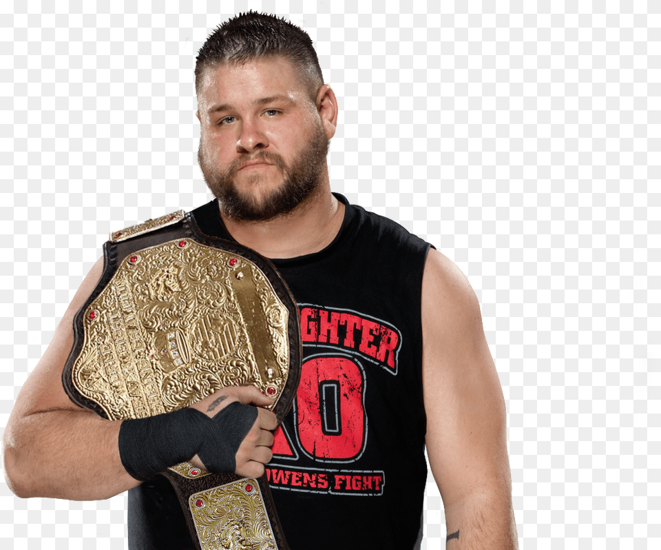 Kevin Owens World Heavyweight Champion, T-shirt, Clothing, Person, Man Png Image