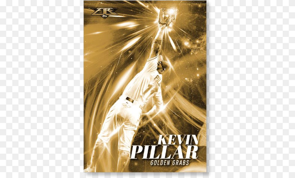 Kevin Pillar 2017 Topps Fire Golden Gloves Poster Poster, Adult, Wedding, Person, Woman Png