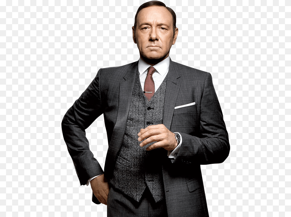Kevin Space House Of Cards Kevin Spacey Magazine Cover, Accessories, Tie, Suit, Tuxedo Png