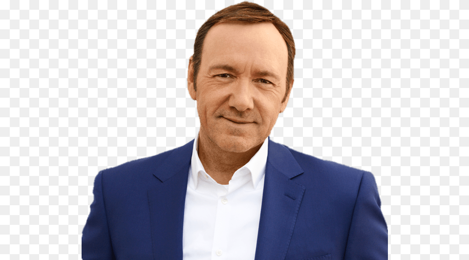 Kevin Spacey Blue Suit Sticker Kevin Spacey, Jacket, Photography, Man, Male Free Png