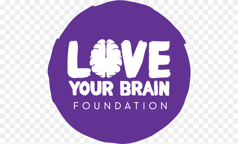 Kevin Was A World Class Snowboarder Love Your Brain, Purple, Sticker, Logo, Body Part Png Image