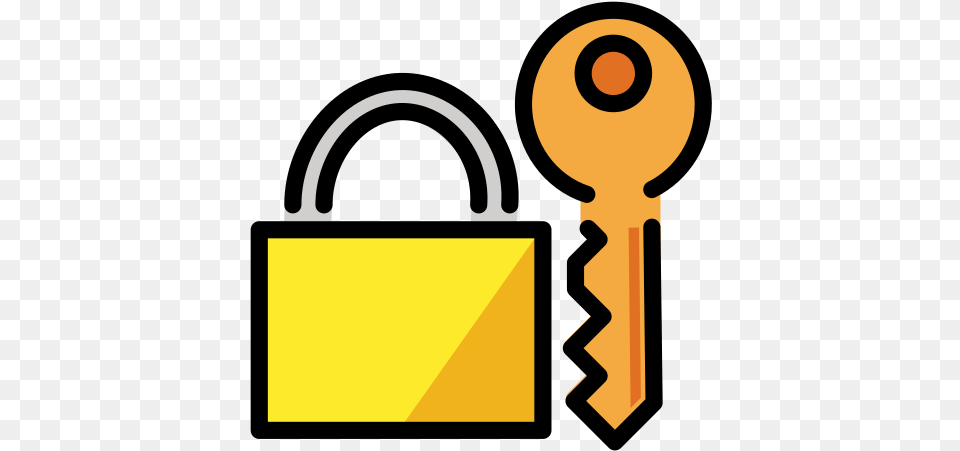 Key And Lock Symbol Png Image