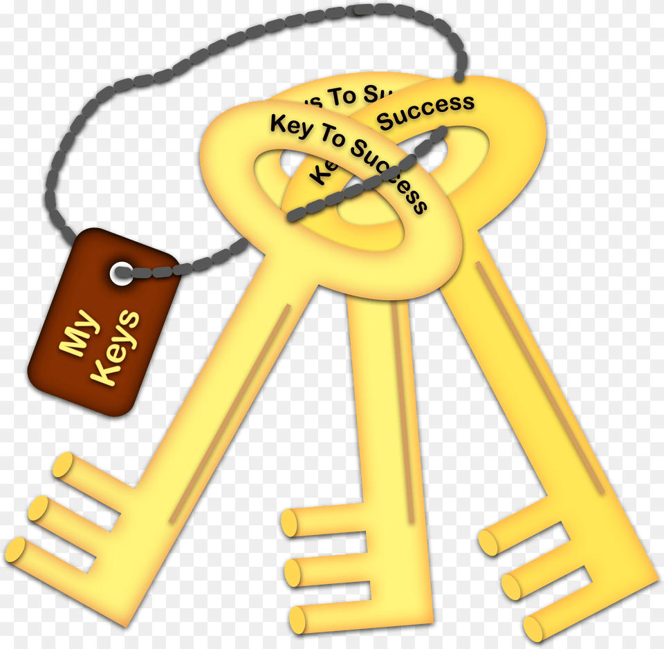 Key Chains Cartoon Clip Art Keys To Success Cartoon Png
