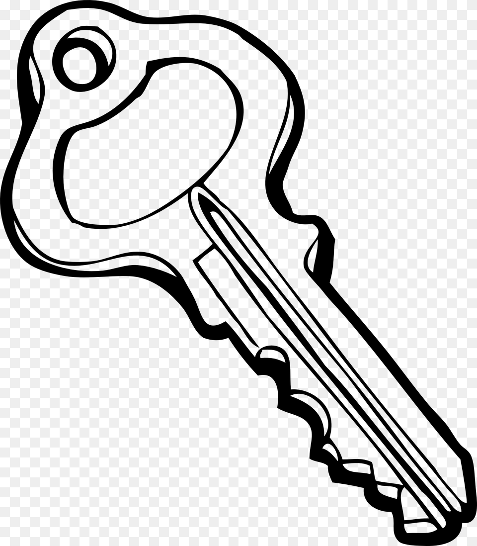 Key Clipart Black And White, Smoke Pipe Png Image