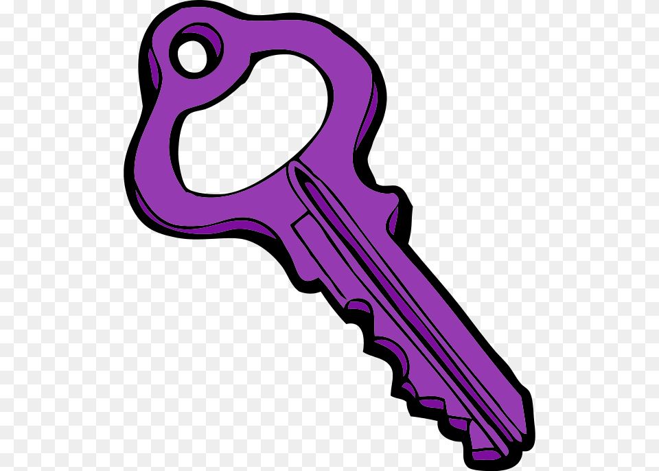 Key Clipart Purple Clip Art Key, Smoke Pipe Png Image